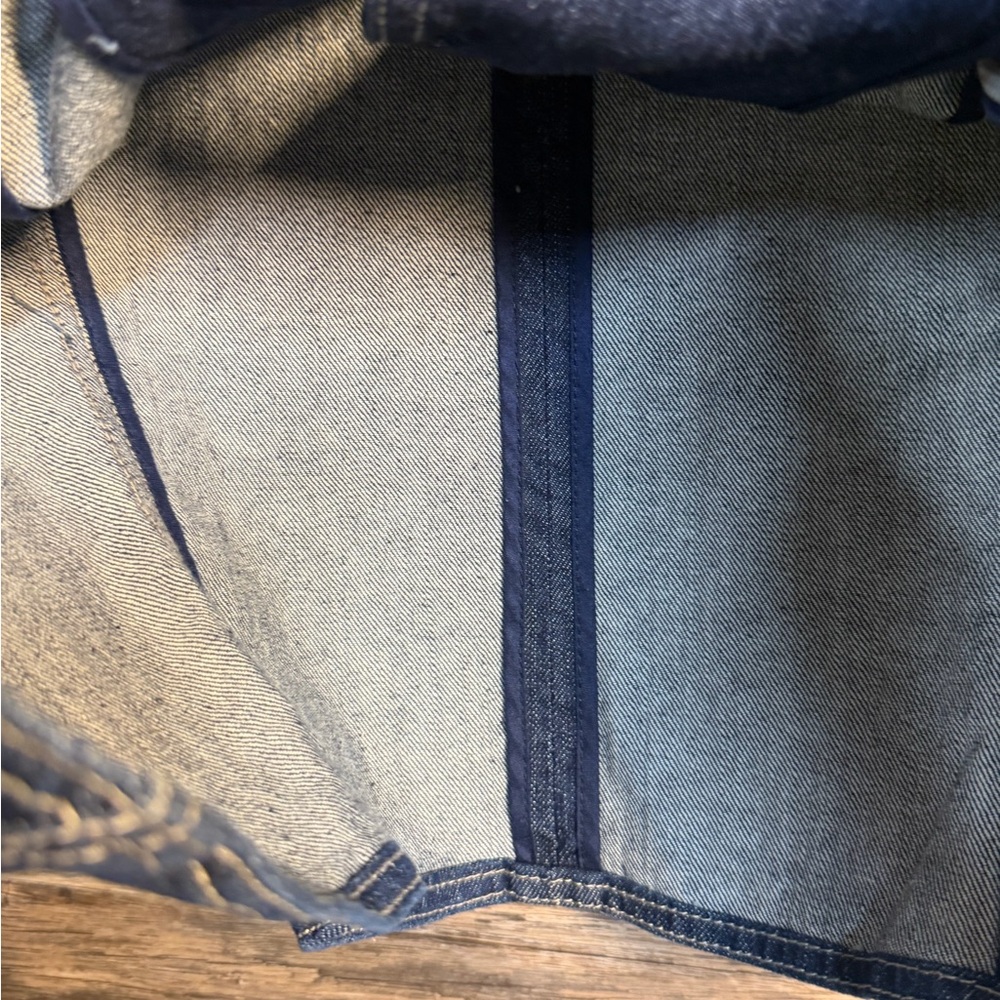 Venezia Denim Vest with Embroidered Detail - Picture 6 of 6